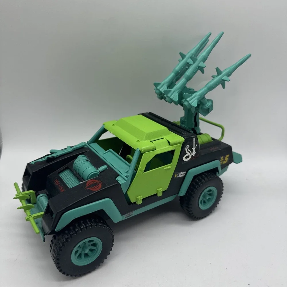 VINTAGE GI JOE DREADNOK GROUND ASSAULT W STEERING WHEEL JEEP 1998? RARE